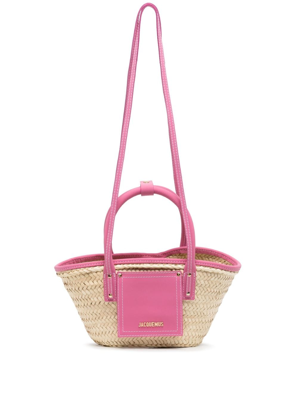 Jacquemus - Le Petit Panier Soli mini beach bag - women - Leather - One Size - Pink