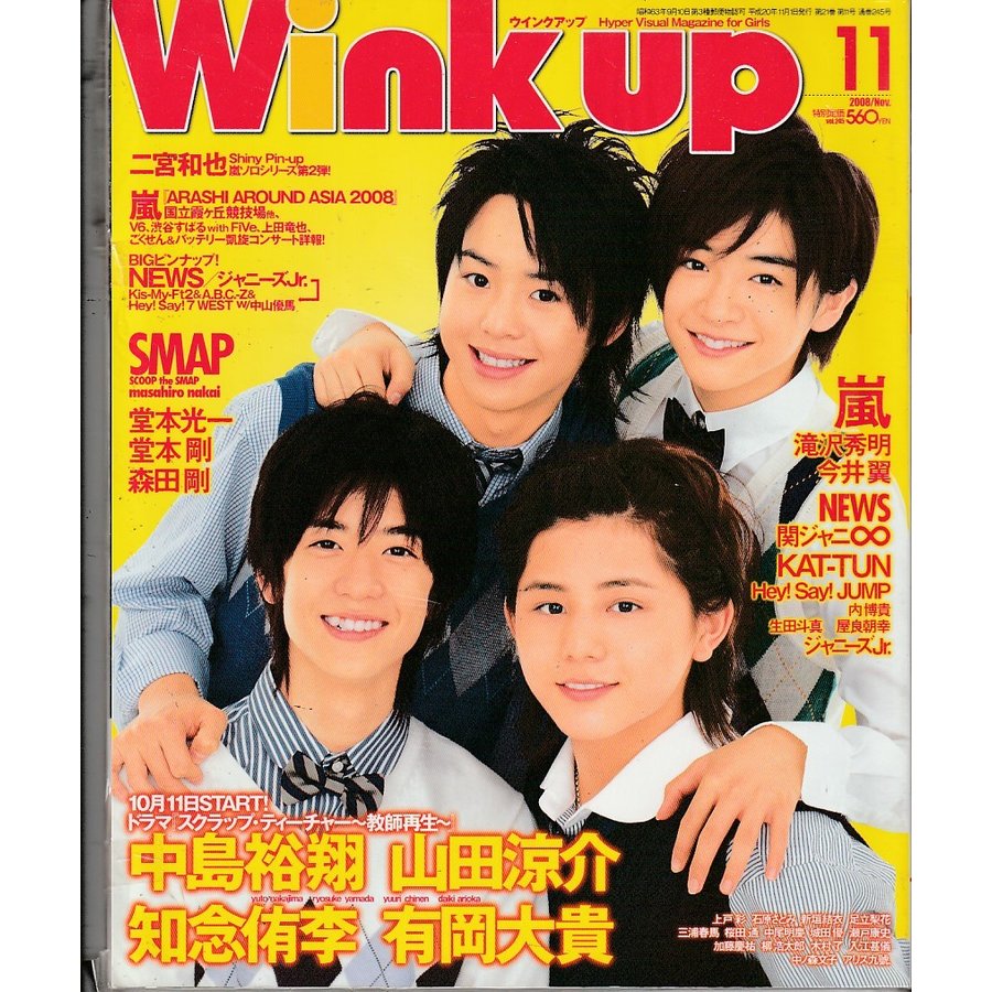 Wink up ウインクアップ　2008年11月号　雑誌