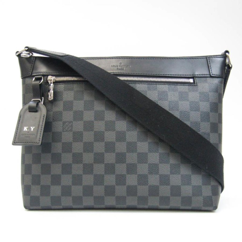 ルイ ヴィトン LOUIS VUITTON バッグ ダミエ グラフィット メンズ ブランド ショルダーバッグ メッセンジャーバッグ ミック PM NM N40003 ブラック 黒 斜め掛け おしゃれ