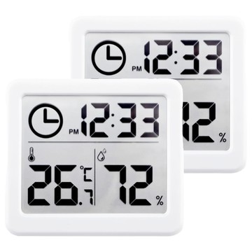 智能溫濕度計 8 x 7 x 0.9cm 50g 附贈電池  2個