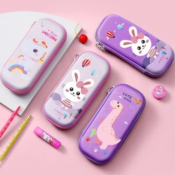 EVA兒童筆袋帆布筆袋文具盒3d鉛筆盒兒童文具盒小學生筆盒小獎品
