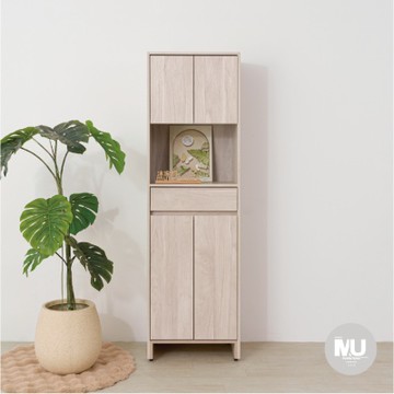 沐家具 mufurniture 台灣製造 Light 現代風 2x6.5尺中空高鞋櫃