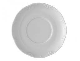 德國Rosenthal│Monbi 羽毛紋咖啡杯底碟．白