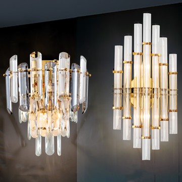 LED 水晶造型壁燈  F58-47-4211、4212、4213、4214、4215、4216、4217、4218、4219