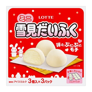 LOTTE雪見大福麻糬冰淇淋香草