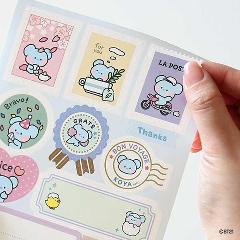 removable sticker ギフトステッカー BTS公式グッズ | LINEショッピング