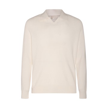 Brunello Cucinelli - Beige Cashmere Jumper