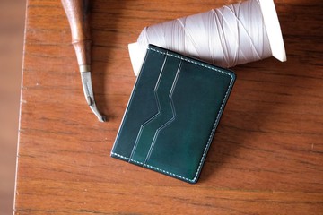 MILDY HANDS - Card Wallet D01V 馬臀皮 Horween shell cordovan