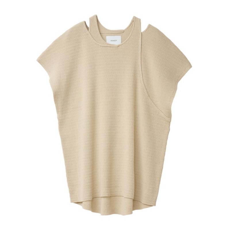 MANOF/マノフ）TANK LAYERED THERMAL TOPS/レディース BEIGE | LINE