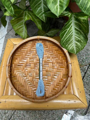 藍染刺繡棉線(1)