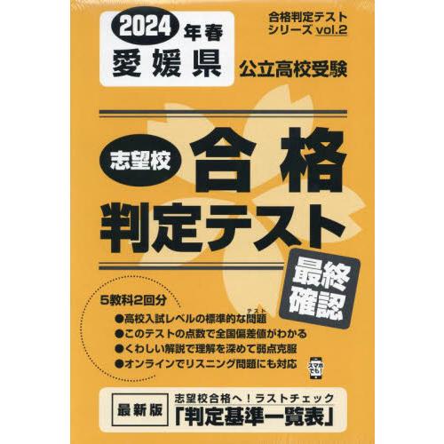 愛媛県公立高校受験最終確認