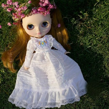 刺繡連衣裙 Neo Blythe , Pullip , Licca