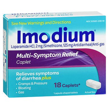 Imodium MultiSymptom Relief Caplets 18 Tabs by Imodium