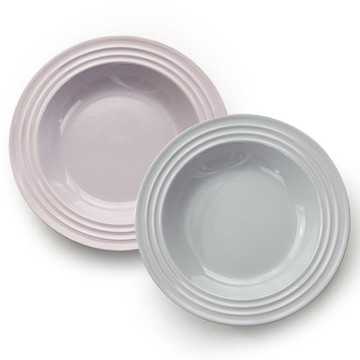 Prelude 奶油系列義大利麵碗2入組  1組  粉色 + 灰色