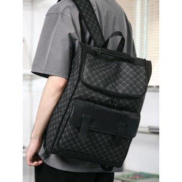 學生潮牌雙肩包休閑男大容量通勤男士背包時尚韓版新款書包上課包