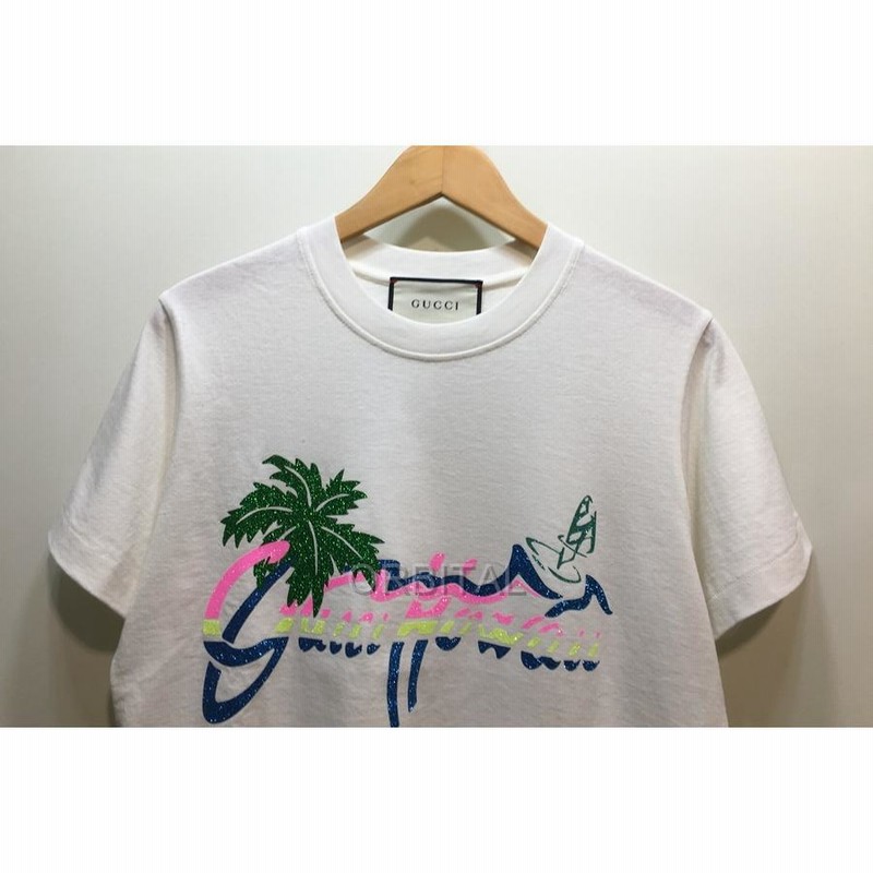 グッチ ハワイプリントTシャツ XS