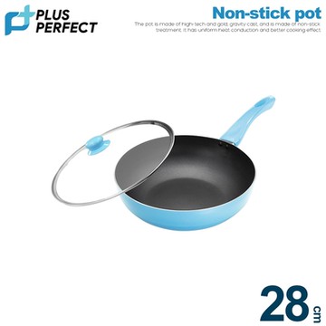 【PERFECT理想】日式不沾炒鍋28CM附蓋