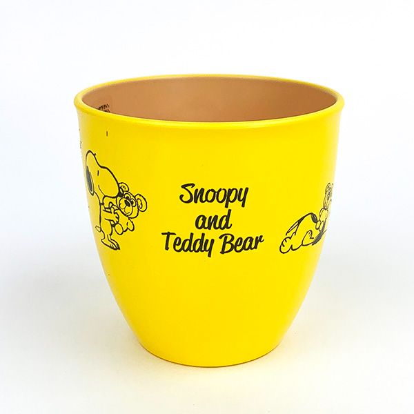 スヌーピー SNOOPYTeddy Bear マグカップ L イエロー ランチ キッズ 360ml