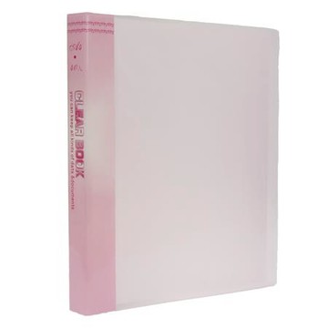 全勝CHUNG SENG PP果凍色資料簿/A520/20頁/A5/紅