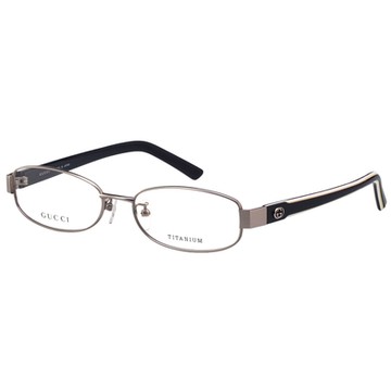 GUCCI 純鈦 光學眼鏡(銀色)GG9667J