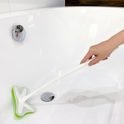 バスクリーナー 柄付き フィット スポンジ アクリル 360度回転ヘッド 180度首振り お風呂 お風呂掃除 浴室 浴槽 掃除 そうじ 清掃 クリーナー 通販 Lineポイント最大get Lineショッピング