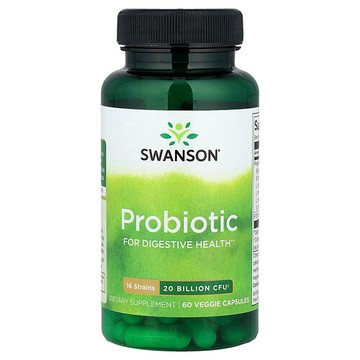 Swanson Vitamins, 益生菌，200 億 CFU，60 粒素食膠囊
