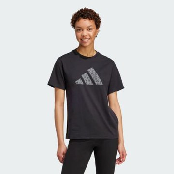 adidas 愛迪達 短袖上衣 女 亞規 W ANIMAL T 黑 JV8536