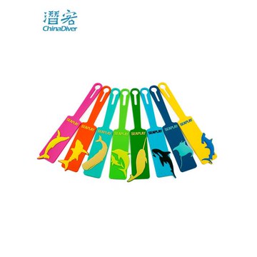Seaplay 行李牌海洋主題鯨魚箱包掛件可愛卡通定制旅行防丟姓名牌