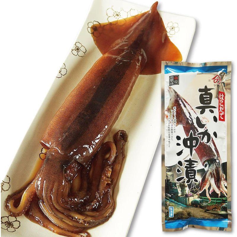 函館 いか沖漬 1尾 イカ塩辛 漁師の豪快な珍味 獲れたて 新鮮なイカ使用 熟成 漬け込み 伝統的な味