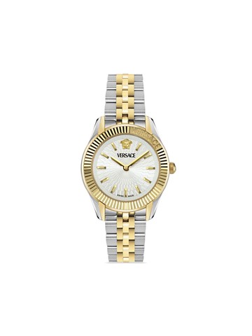 Versace - Greca Time 30mm - women - stainless steel/Sapphire Crystal - One Size - White