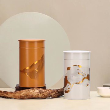 二兩茶葉罐鐵罐馬口鐵罐紅茶綠茶儲茶罐2025新款包裝罐通用茶罐