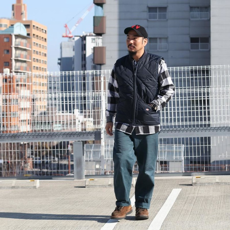 Dickies ディッキーズ TE242 Diamond Quilted Vest キルティングベスト