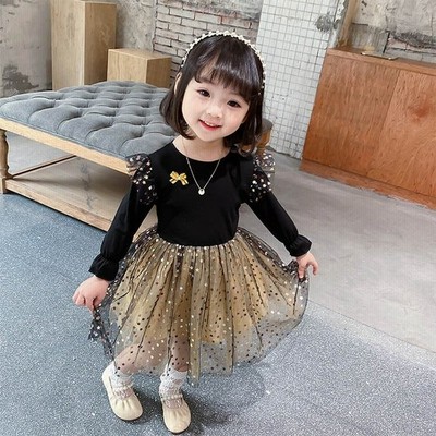 韓国子供服 女の子 カジュアル ナチュラル キッズ ワンピース シンプル 韓国子ども服 チュールスカート おしゃれ 春秋 可愛い 入園式 入学式 七五三 女児 通販 Lineポイント最大get Lineショッピング