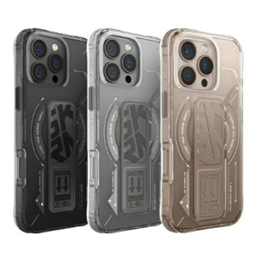 SKINARMA 日本東京 Helio 磁吸支架防摔手機殼 附掛繩環 for iPhone 16 Pro Max【愛瘋潮】