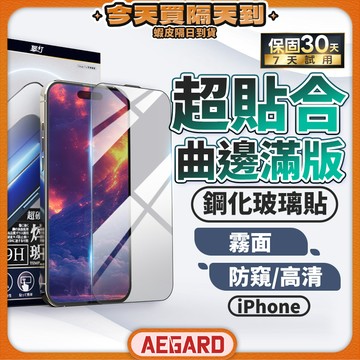 【30天保固】滿版保護貼 霧面保護貼 防窺玻璃貼 適用 iPhone 17 16 15 14 13 12 Pro Max
