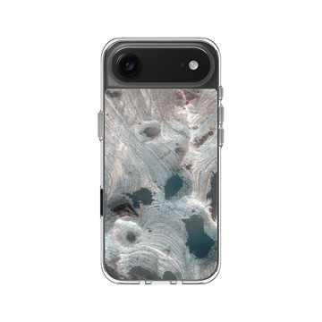 iPhone Air Clear Case（相機按鈕） 透明 - NASA - 火星 - 地質年輪