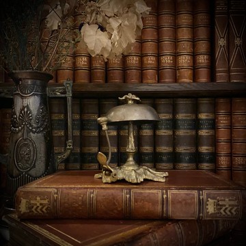 十九世紀末法國 Art Nouveau 槓桿式櫃檯鈴