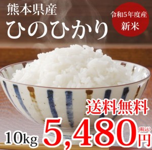 ひのひかり 米 送料無料 10kg 令和5年産 新米 熊本県産 お米 白米 玄米 コシヒカリ 森のくまさん