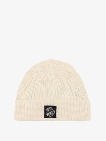 Virgin wool hat with logo - STONE ISLAND - gender_Man