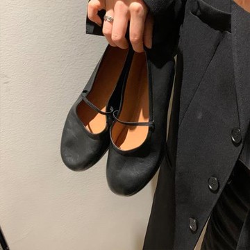 手工做舊芭蕾舞鞋復古軟底奶奶鞋軟皮平底真皮淺口單鞋懶人鞋女夏