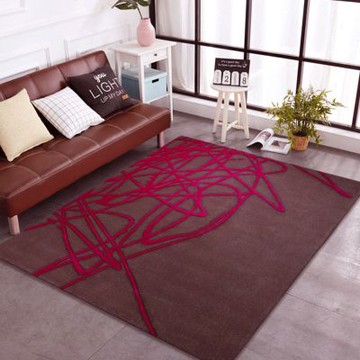 【山德力】ESPRIT 羊毛地毯 170X240CM 綻紅