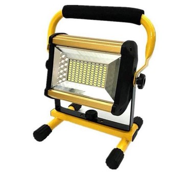 【威富登LED】加強版100W手提燈 加厚款 附6顆電池 手提燈 露營燈 停電燈 烤肉燈 5730 探照燈 頭燈