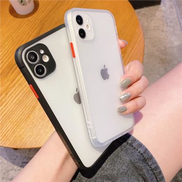蘋果12磨砂手機殼適用iPhone13直邊新款15/16軟膠11promax硅膠xr全包防摔14plus防指紋保護套