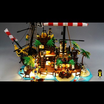 *非盒組* LEGO 樂高 樂光 LED 燈組 LEGO 21322 梭魚灣海盜