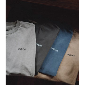 『老皮衣櫥』 UNBENT-25073「定番」復古 蠟染 水洗 刺繡 做舊 vintage 休閒 長袖T恤