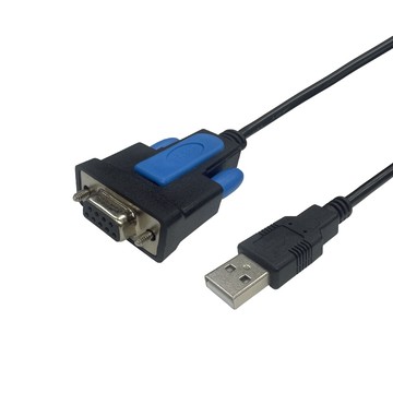 FTDI晶片 USB轉RS232母 DB9母 轉接線 1.8m 數據機 傳感器 條碼掃描器 L00815-FT