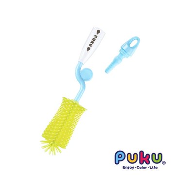 PUKU藍色企鵝 轉轉Q矽膠奶瓶刷