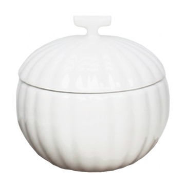 HAPPY JUNG 南瓜造型烤盅 350ml  1個  白色