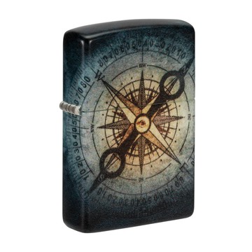 Zippo 【官方授權店】Compass Ghost Design 幽靈指南針(夜光漆)防風打火機