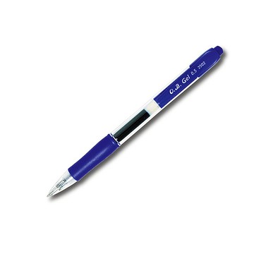 【O.B.】Gel 自動中性筆 0.5 mm 單色 12支/盒 OB-2502 - 多款可選